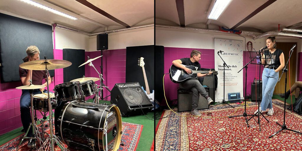 Die Bandprobe im Proberaum