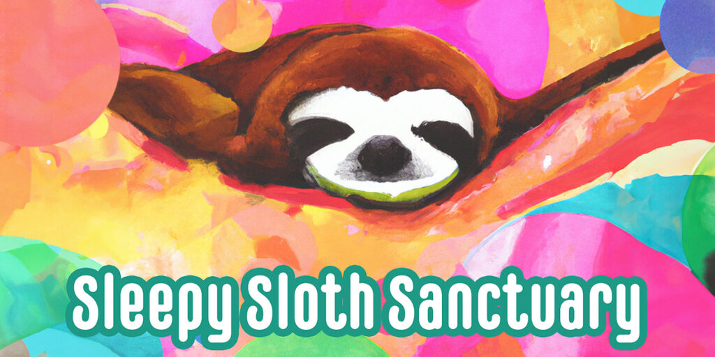 Sleepy Sloth Sanctuary auf dem Festivalgelände