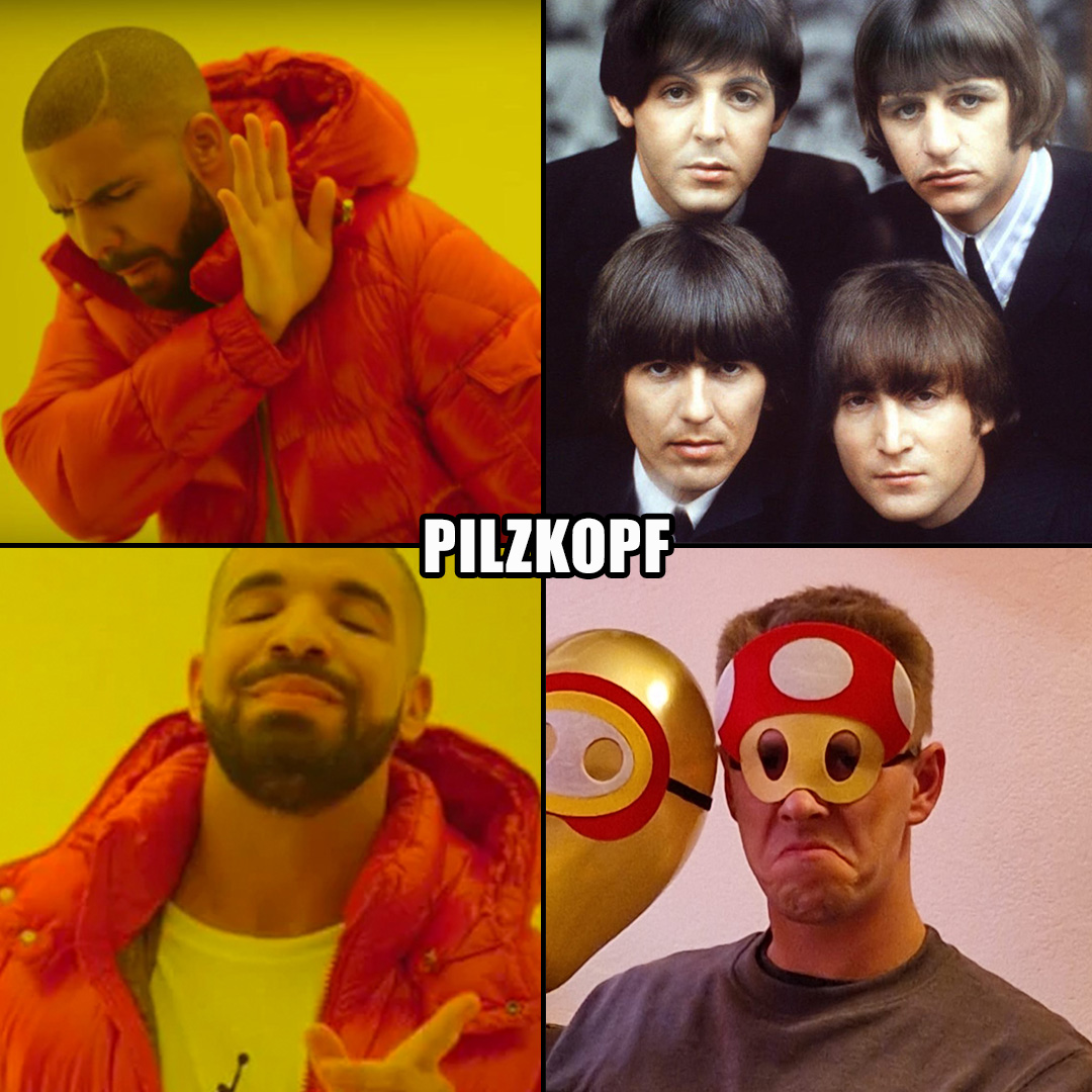 Das fünfte, unbekannte Mitglied der Pilzköpfe.